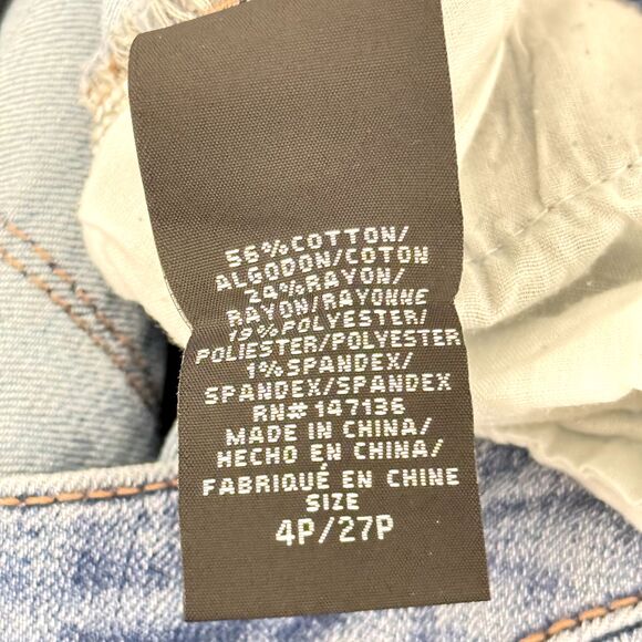 1822 DENIM Stitch Fix Cuffed Ankle Skinny Jeans 4P/27P  Isabelle Blue NWT B33 - Picture 6 of 6